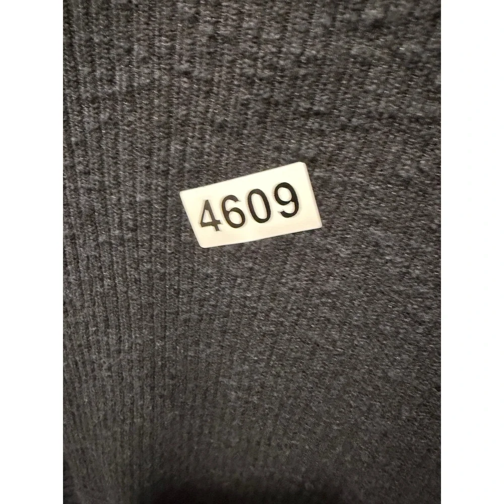 Alfani‎ Women Cardigan Linen Cotton Blend Ribbed Black Medium